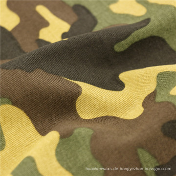 100% BAUMWOLLE STRECTH TWILL 3 / 1S Militär Tarnung Stoff Textil Druck Stoff für einheitliche Armee Stoff